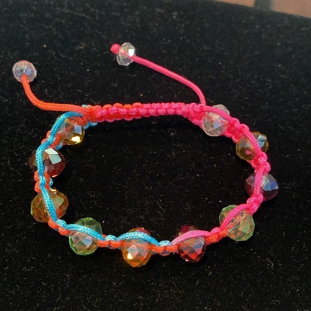 Crystal friendship bracelet 7”